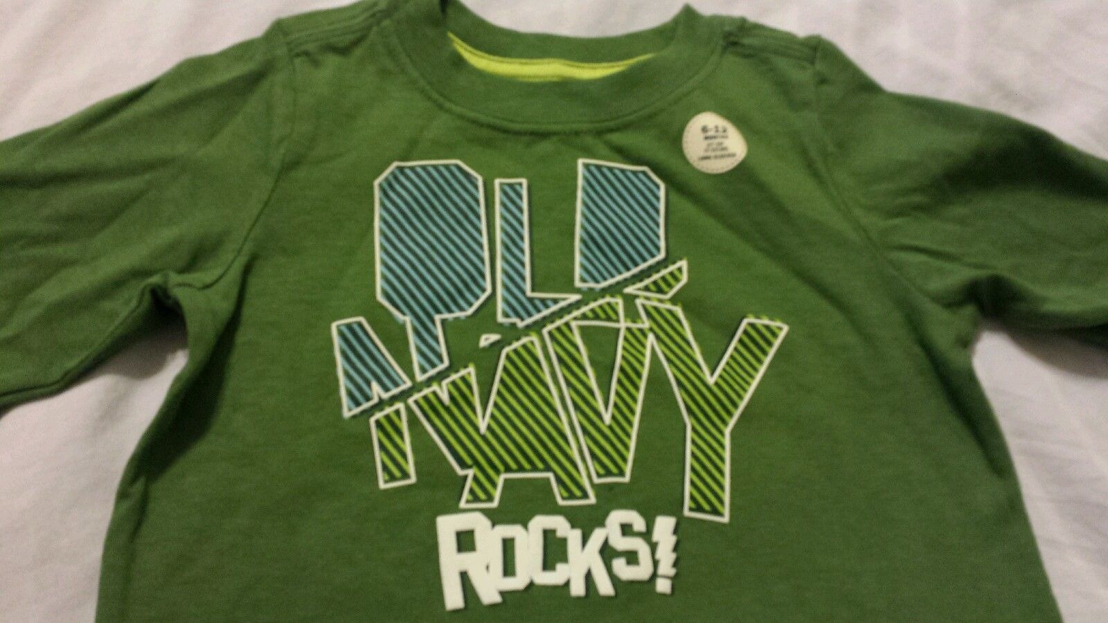 Old Navy Tee Shirt Size 12-18 Months Collectabilitees Gray 