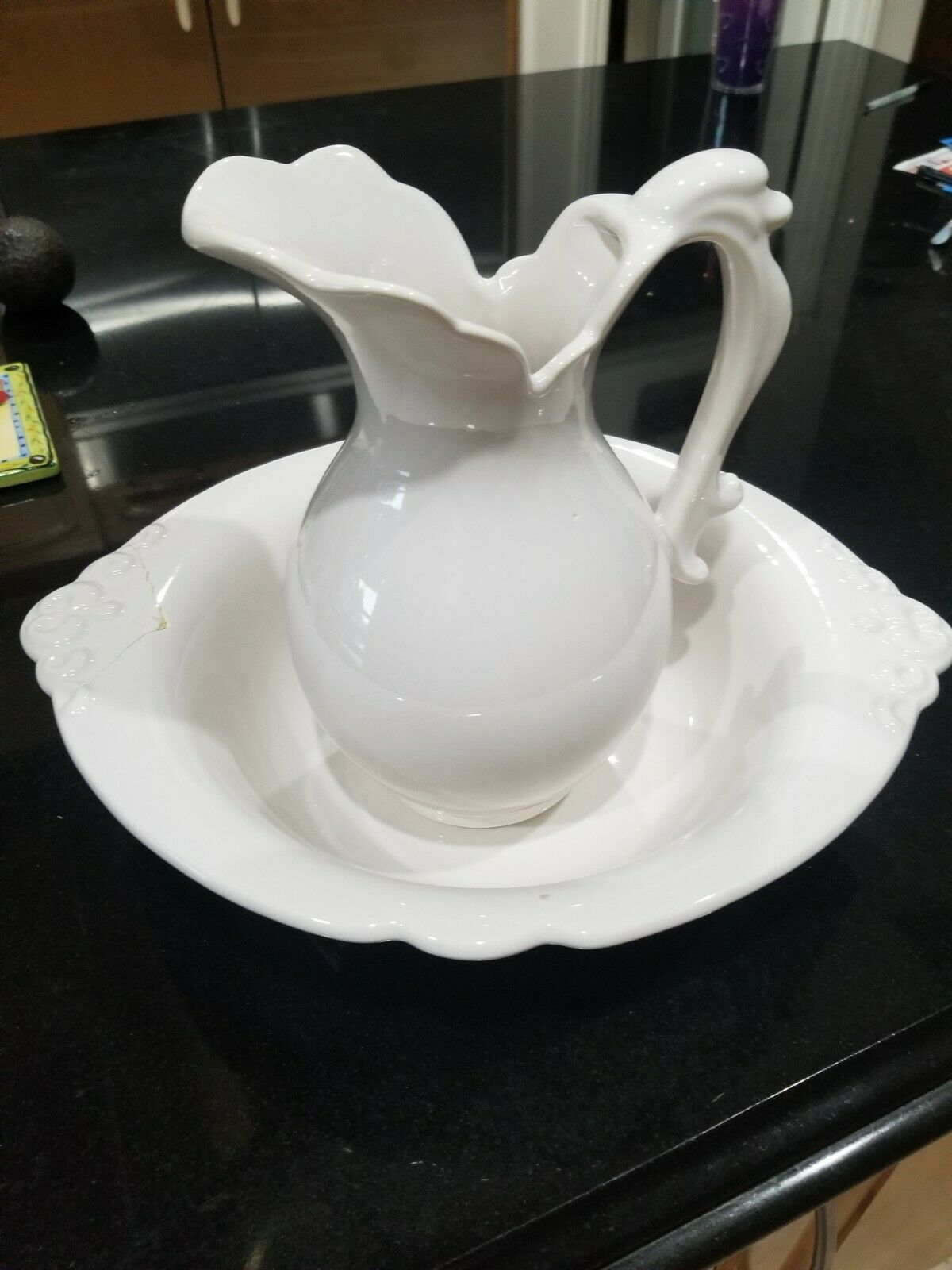 haeger pitcher and bowl set