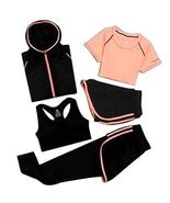 Black Temptation Sport Suit for Women Quick Drying Clothing for Ladies Y... - $63.95
