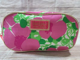 Lilly Pulitzer for Estee Lauder Women&#39;s Travel Make-up Bag Pouch Pink Fl... - $11.63