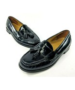 COLE HAAN Black Leather Tassel Pinch Loafer Mens 10 D Moc Toe Dress Shoes - $29.89