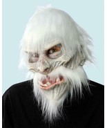 White Warrior Mask Ice Monster Winter Creature Zombie Halloween Costume ... - $72.99