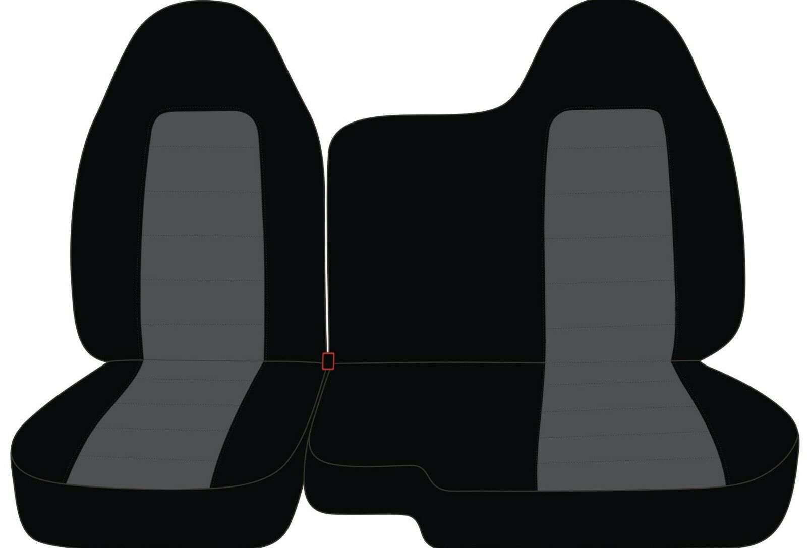 Front set car seat covers fits FORD RANGER 19982003 60/40 Bench Seat
