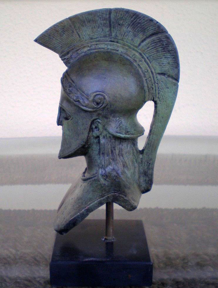 Leonidas King Of Spartans Bronze Bust Reproduction Antiques