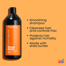 Matrix Total Results Mega Sleek Shampoo and Conditioner Liter DUO image 3