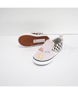 NoBox Vans Toddler Slip-On V Skateistan Shoe Canvas Suede Checkerboard P... - $44.95