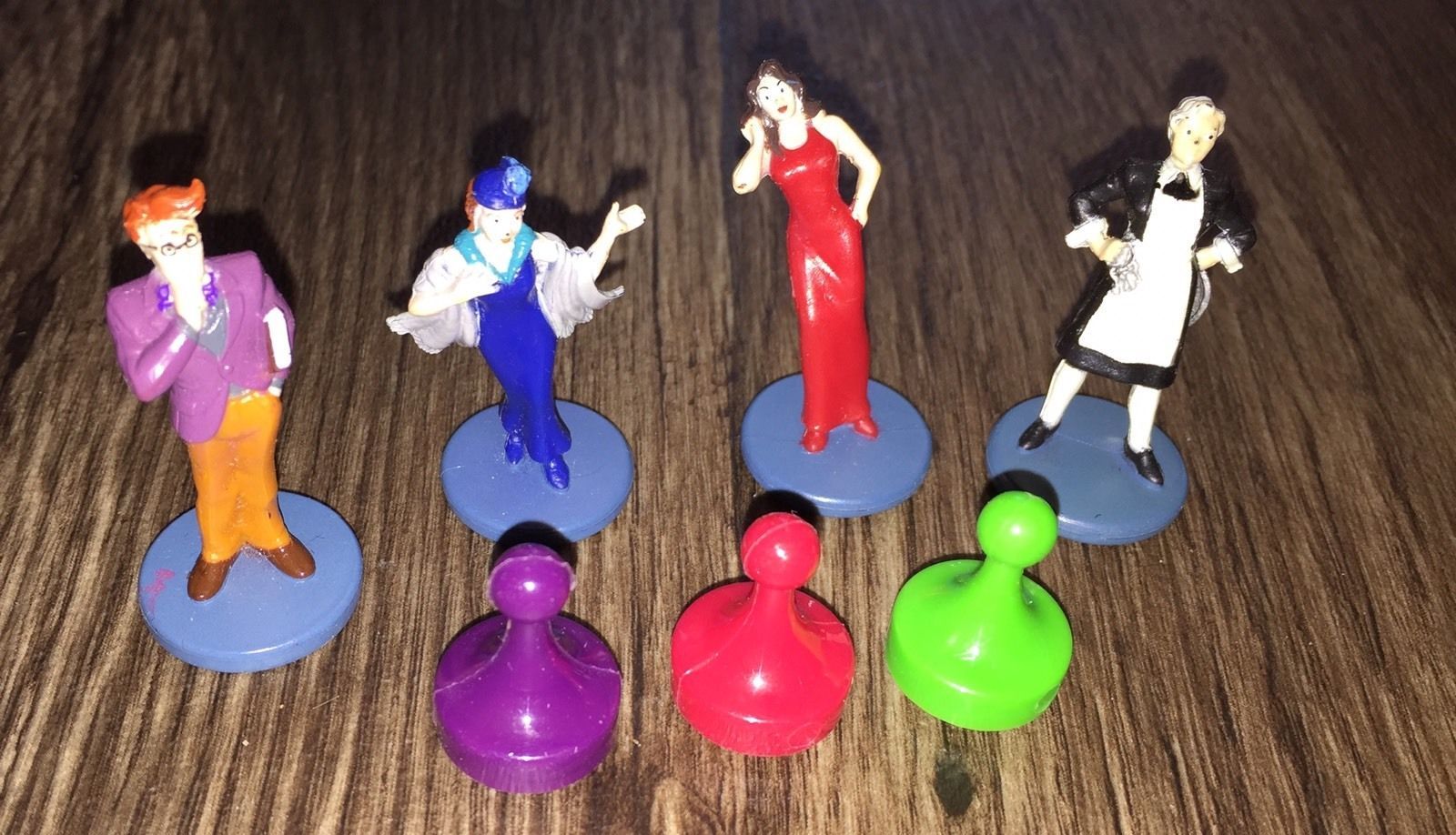 Clue Board Game Replacement Parts Plastic Character Figures Game