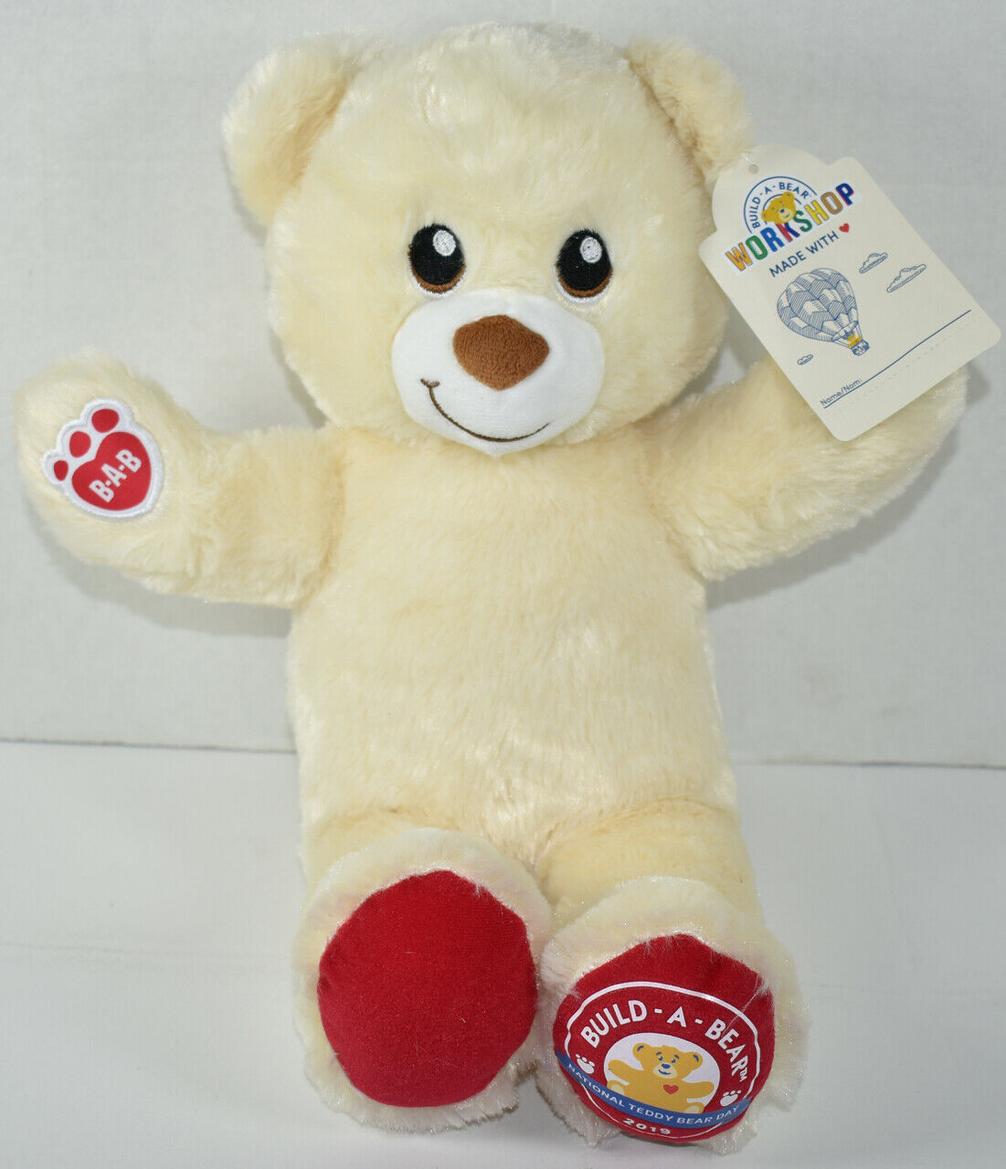 cream color teddy bear