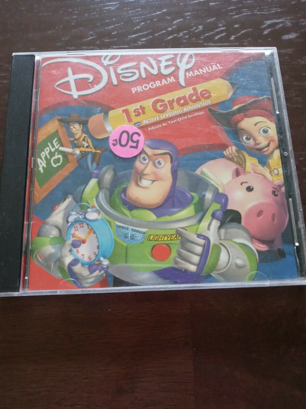 2000 Disney Buzz Lightyear 1st Grade, PC CD Rom Computer Game Windows ...