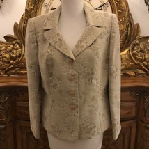 EVAN PICONE.  Size 12.  Brocade Professional Lined Jacket. Bust 41&quot;.    DB - $38.00