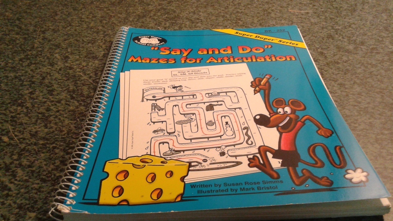 SAY AND DO MAZES FOR ARTICULATION School Textbooks