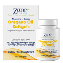 Zane Hellas 30% Oregano Oil Softgels.Provides 130mg Carvacrol/Softgel.60Softgels - $18.99