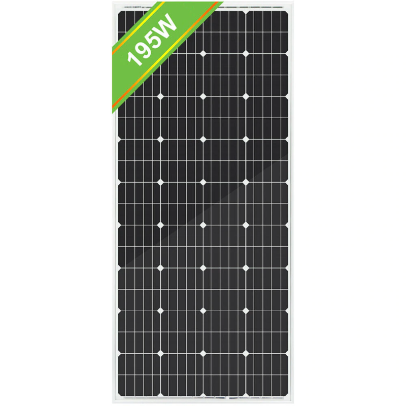 ECO-WORTHY 195W Watt 12V Volt Mono Solar Panel High Efficiency - Solar