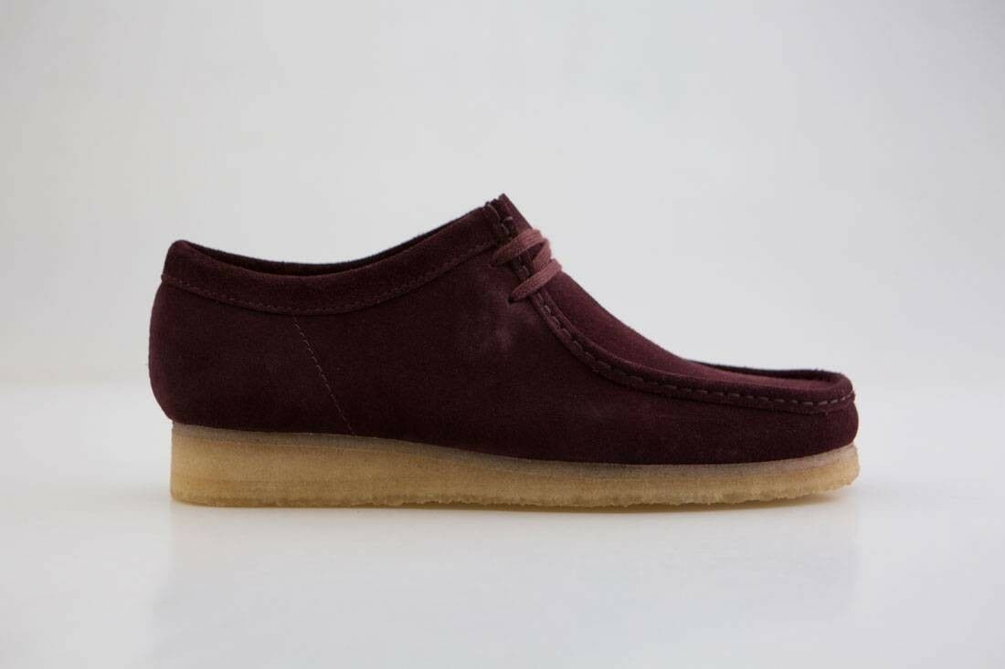 clarks burgundy shoes