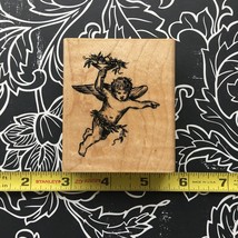 Close to My Heart Victorian Cherub Angel Christmas Woodblock Rubber Stamp CTMH - $9.70