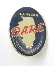 DARE Illinois Officers Association Drug Abuse Resistance Education Pin P... - $12.99