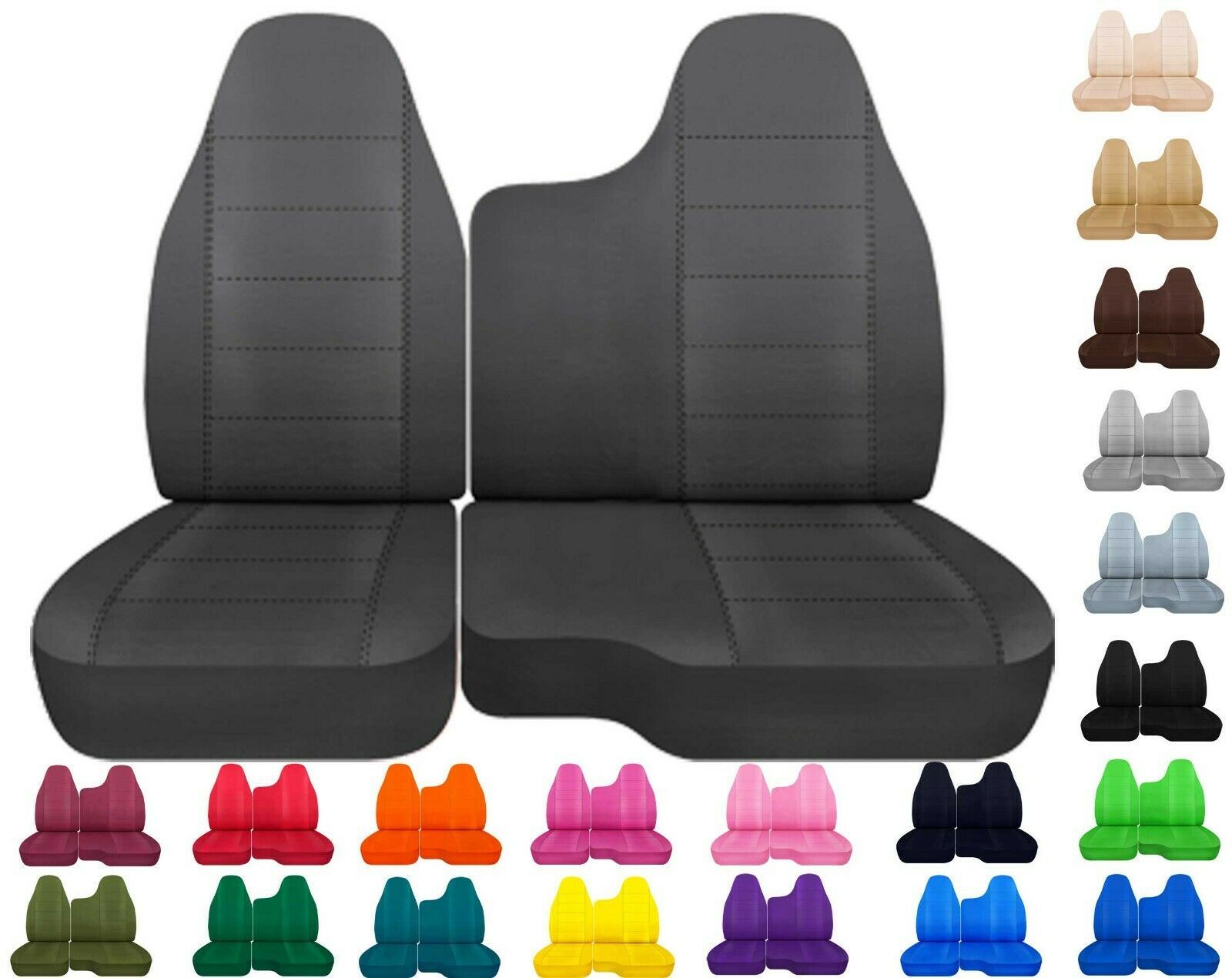 60/40 Front bench car seat covers Fits 98-03 Mazda B-Series B2300 B2500 B3000