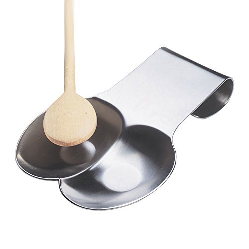 Amco Stainless Steel Double Spoon Rest Spoon Rests
