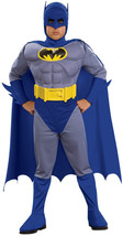 Batman Deluxe Muscle Chest Batman Child&#39;s Costume, Toddler, Blue - $65.19