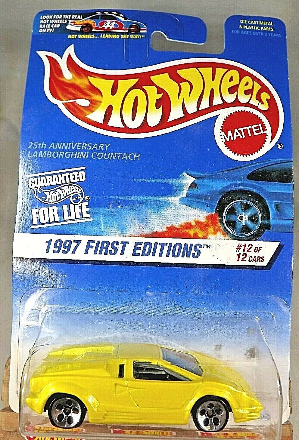 1997 Hot Wheels #510 First Editions 12/12 25th ANNIVERSARY LAMBORGHINI COUNTACH