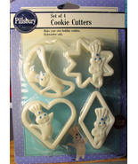 Pillsbury Cookie Cutters Unopened - Moon, 8 point Star, Heart &amp; Diamond ... - $4.00
