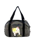 [Sweet Mio Mio] Cotton Canvas Shoulder Bag Swingpack - $26.99