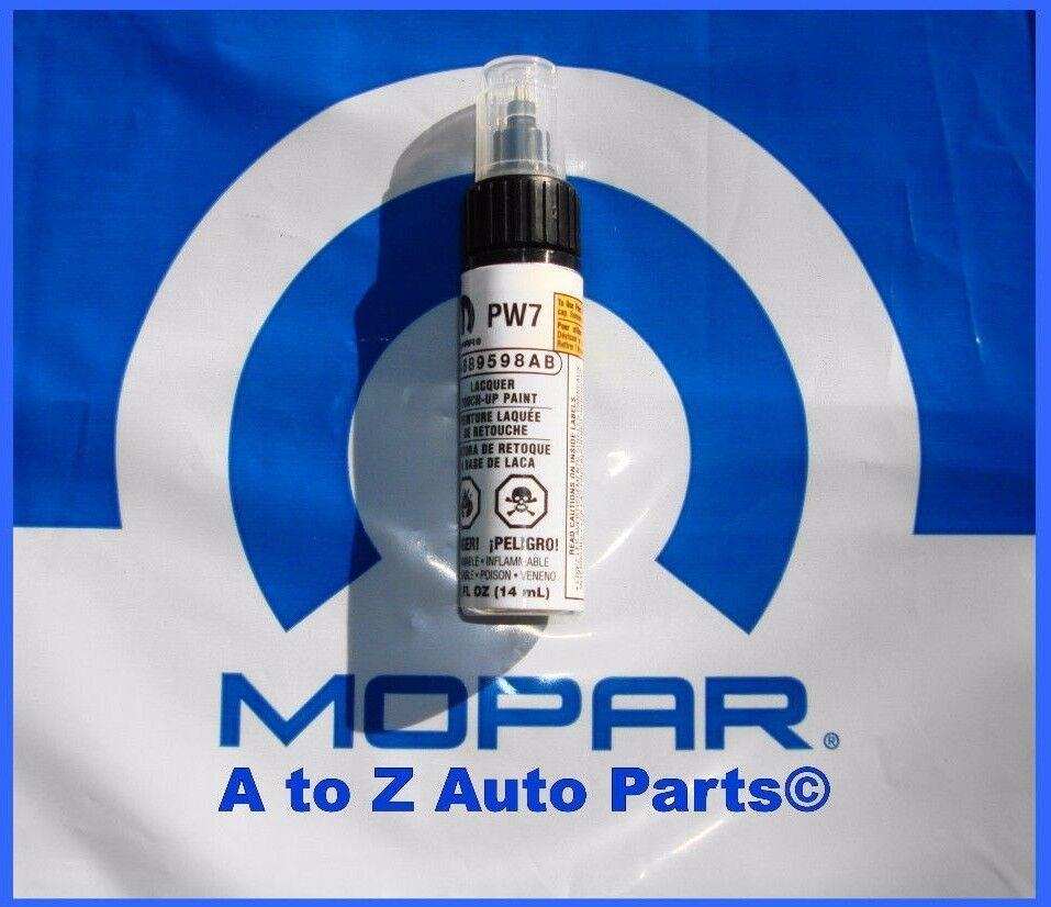 Ram,Dodge Challenger, Chrysler, Jeep (PW7) BRIGHT WHITE Touch Up Paint