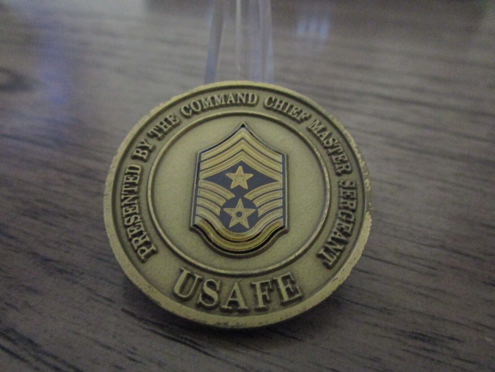 US Air Forces Europe USAFE Command Chief Master Sergeant Challenge Coin ...