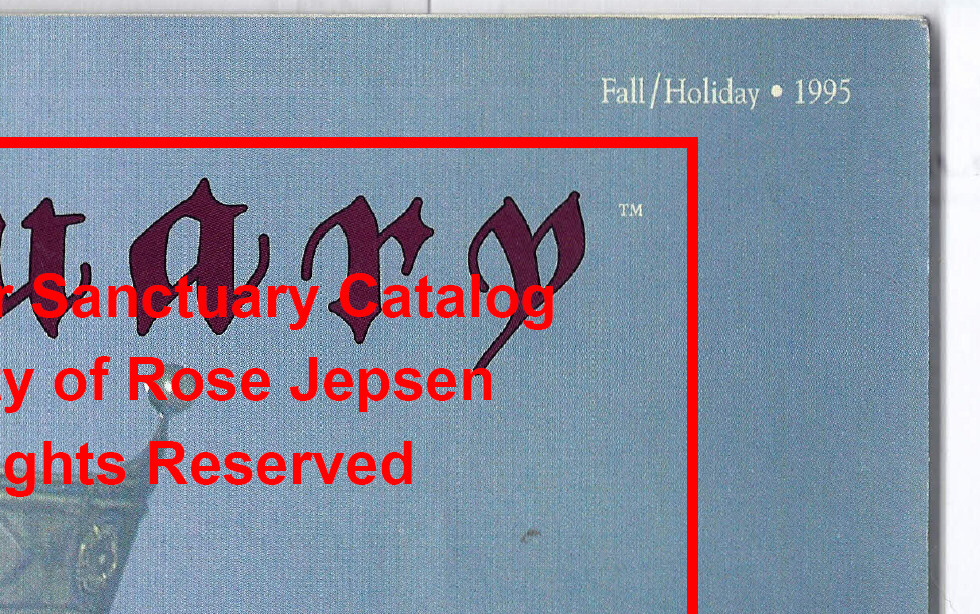 CHER Sanctuary Catalogs 1994 and 1995 Rare Rockstar Cher Diva