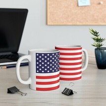 65 MCMLXV American USA Flag Print Ceramic Coffee Mug 11oz - $15.00
