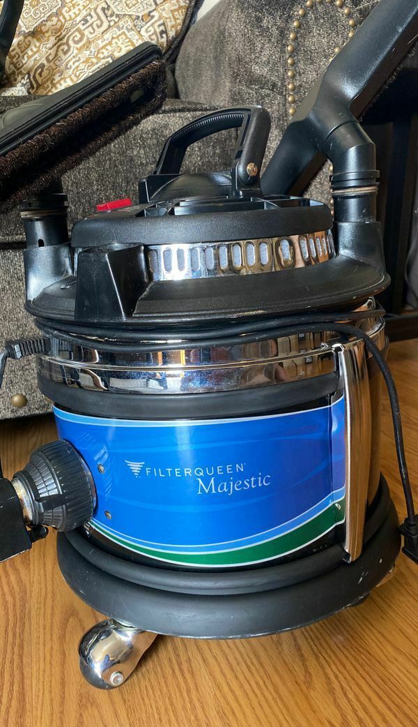 FILTER QUEEN MAJESTIC AT1100 CANISTER VACUUM w/Nozzle + More Vacuum