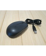 Black Dell Wired USB 3-Button Scroll Wheel Optical Mouse MS111-P - $8.59