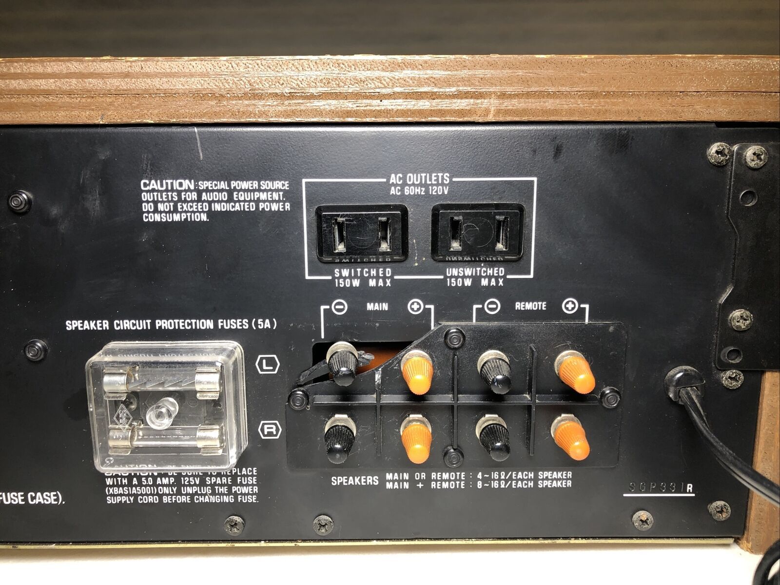 Panasonic Technics SA5470 Vintage AM/FM Stereo Receiver Vintage