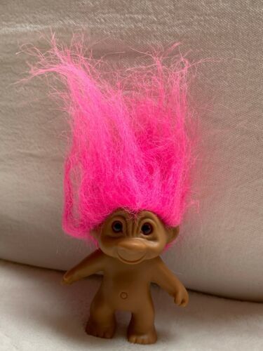 troll toy with crazy hair