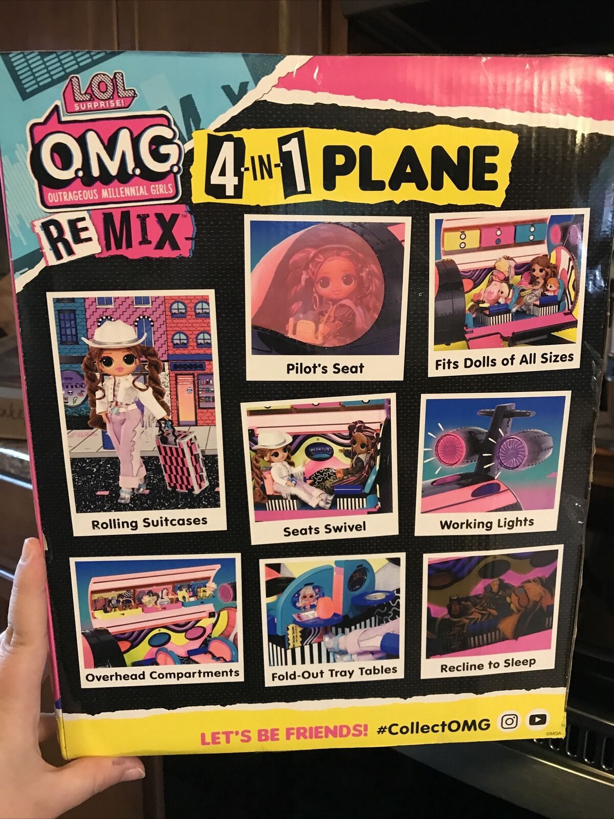 lol surprise omg remix party plane