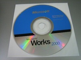 Microsoft Works 2000 #X04-78883 Replacement Disc (PC, 1999) - Disc Only!!! - $7.99