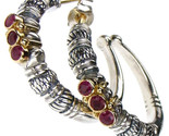 02.00.1012 gerochristo 1012 byzantine open hoop earrings rubies 1 thumb155 crop