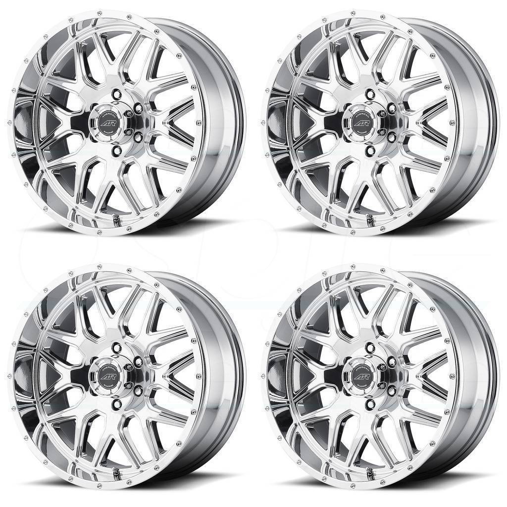 17x8.5 American Racing AR910 5x150 0 PVD Wheels Rims Set(4) - Wheels