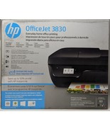 HP Wi-Fi OfficeJet 3830 All-in-One Inkjet Printer FAX SCAN COPY New Open... - $158.39