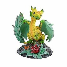 Fantasy Green Thumb Tropical Pineapple Dragon Statue Fairy Garden Collec... - $25.99