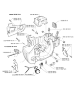 # 537071201 HUSQVARNA 346XP CHAIN ADJUSTING SCREW KIT 340 345 346 350 35... - $49.99