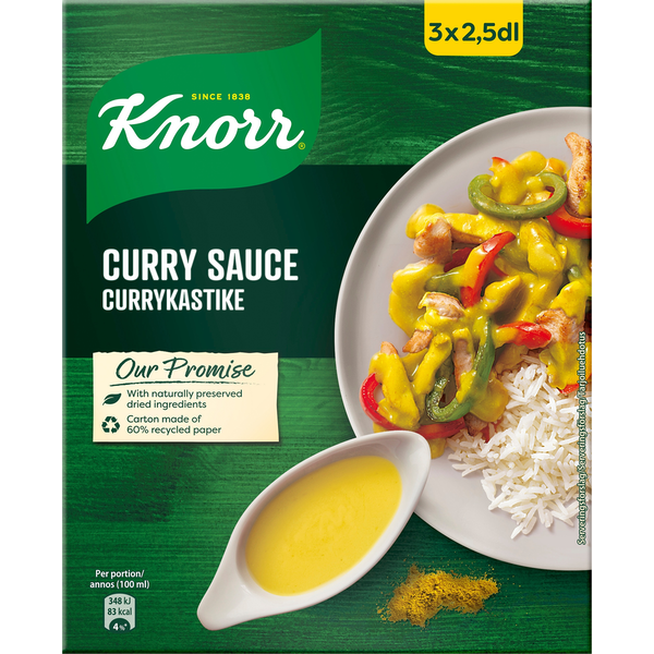 Knorr Curry Sauce Mix 20g / 0.70 Ounce Package (SET OF TWELVE) Other