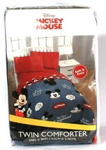 1 Count Jay Franco & Sons Disney Mickey Mouse Twin Comforter 100% Polyester 