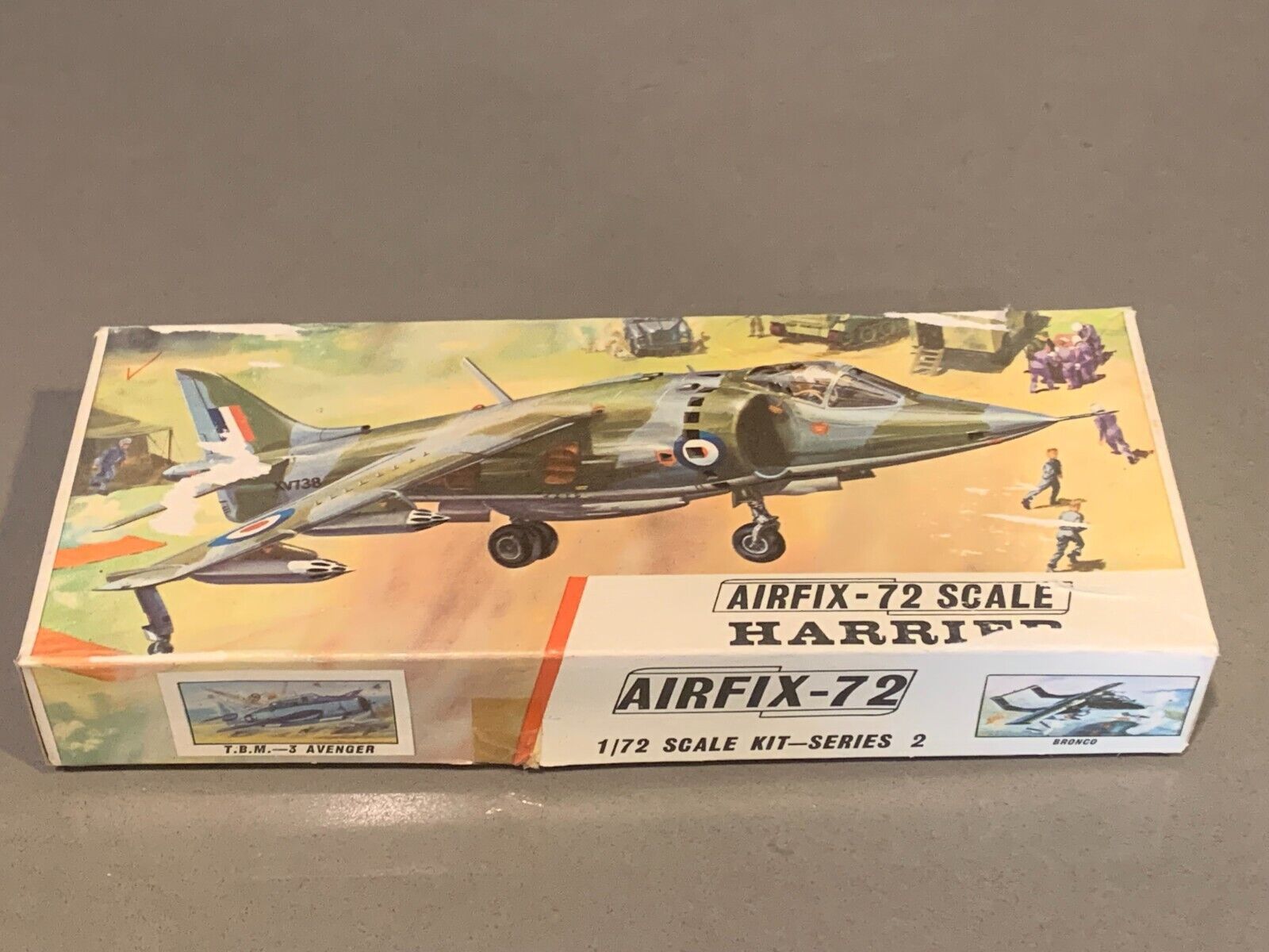 Airfix HARRIER Hawker Siddeley Airplane Model Kit No. 266 Red Stripe ...