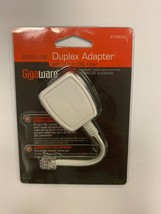 Gigaware 2790025 Single-Line Duplex Adapter with Built-In DSL Filter - $7.43