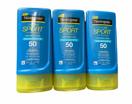 (3) Neutrogena Cooldry Sport Sunscreen Lotion SPF 50 Water Resistant Micromesh - $39.59