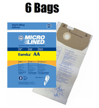 (6) Type Aa Vacuum Bags For Eureka 62618A 58236 4100 5180 Style Aa - $17.99