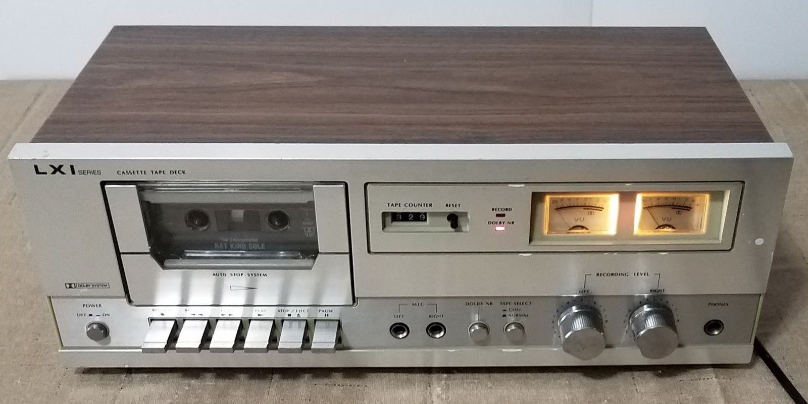 Vintage Sears LXI Series Dolby System Cassette Tape Deck Record Player