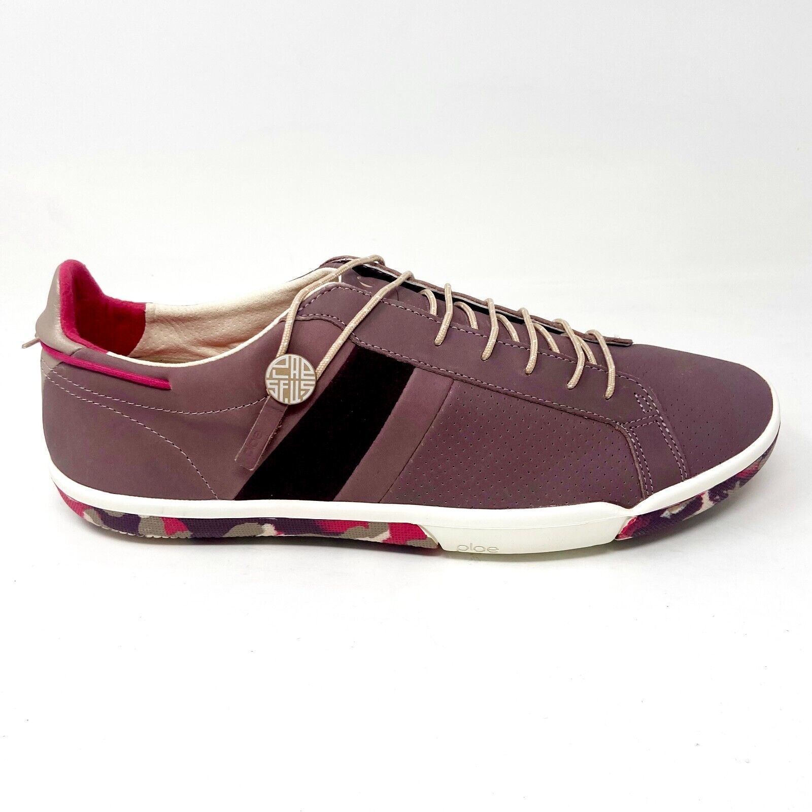 Plae Mulberry Siltstone Mens Full Grain Leather Sneakers 552010 550