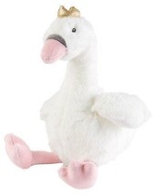 NWT Carters Plush Toy Stuffed Animal White Pnk Bird 8.5" Swan Princess Supersoft - $21.85
